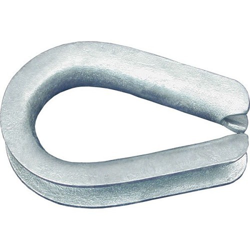 Volunteer 852020 Wire Rope Thimble, 5/8 in Wire Rope Dia, Galvanized